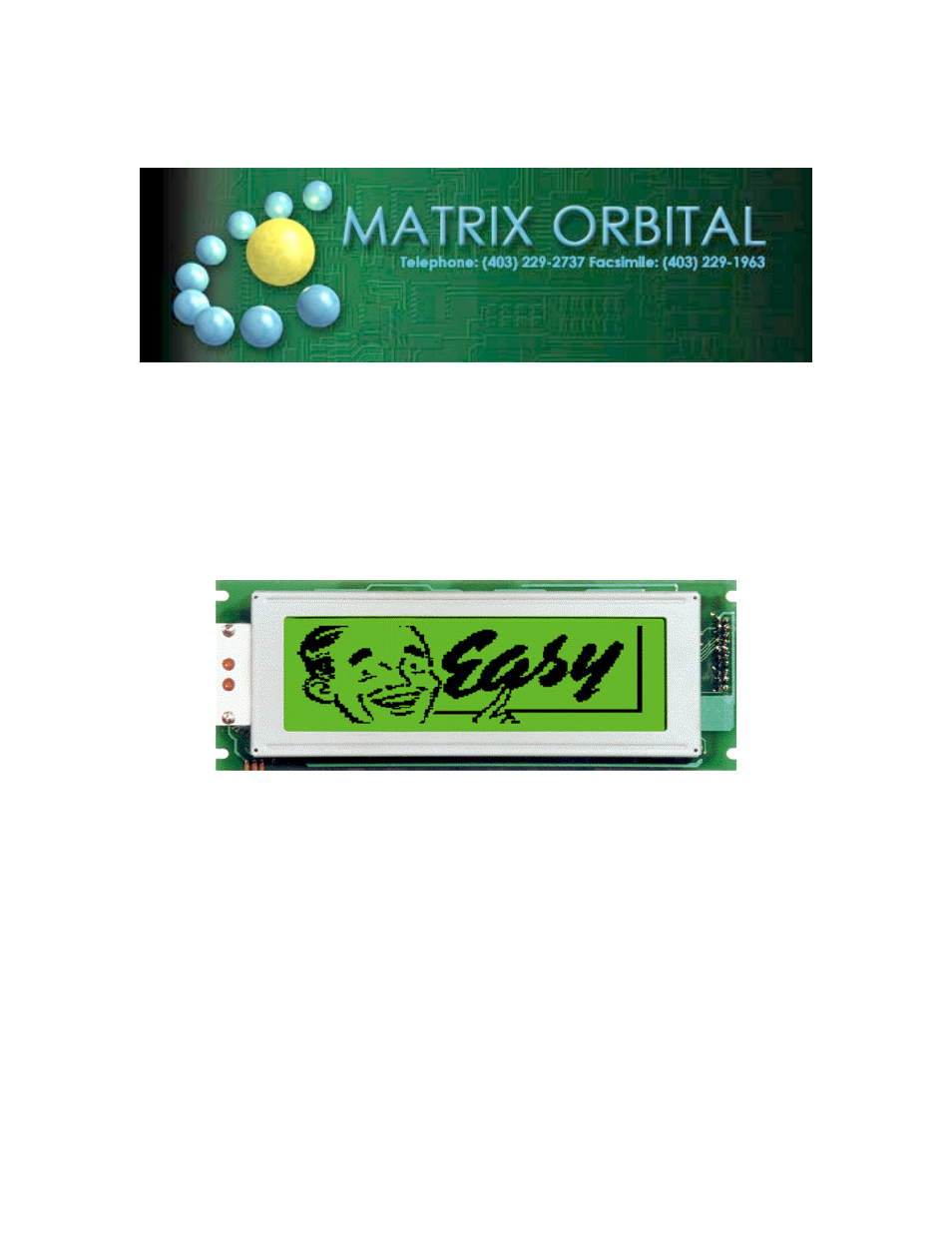 Matrix Orbital GLK24064-25 Legacy User Manual | 41 pages