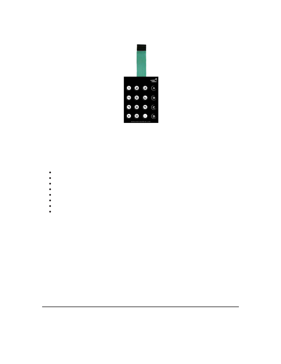 3 features, 4 connecting to a pc | Matrix Orbital GLK240128-25 Legacy User Manual | Page 8 / 67