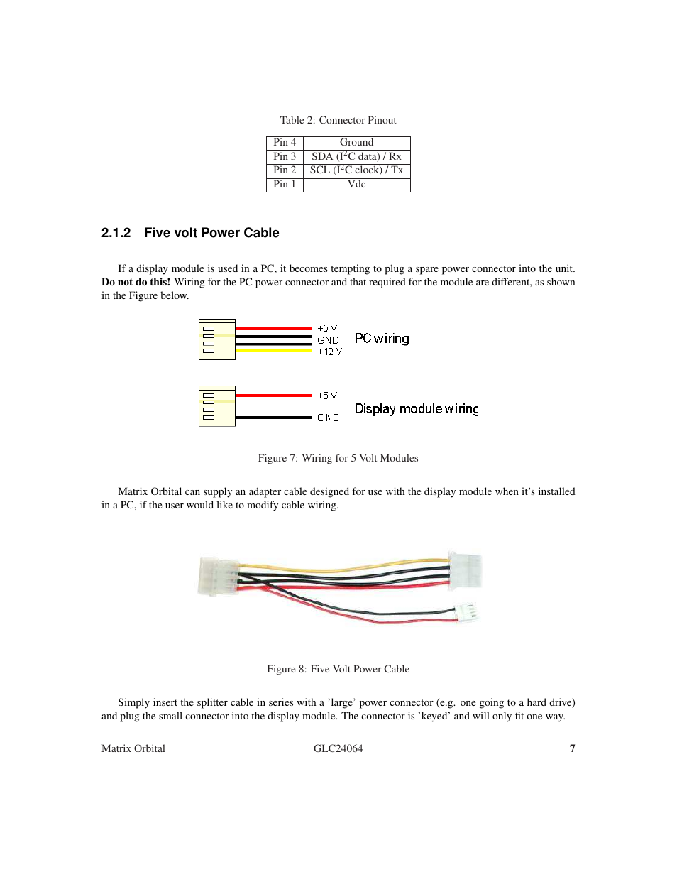 Matrix Orbital GLC24064 User Manual | Page 11 / 44