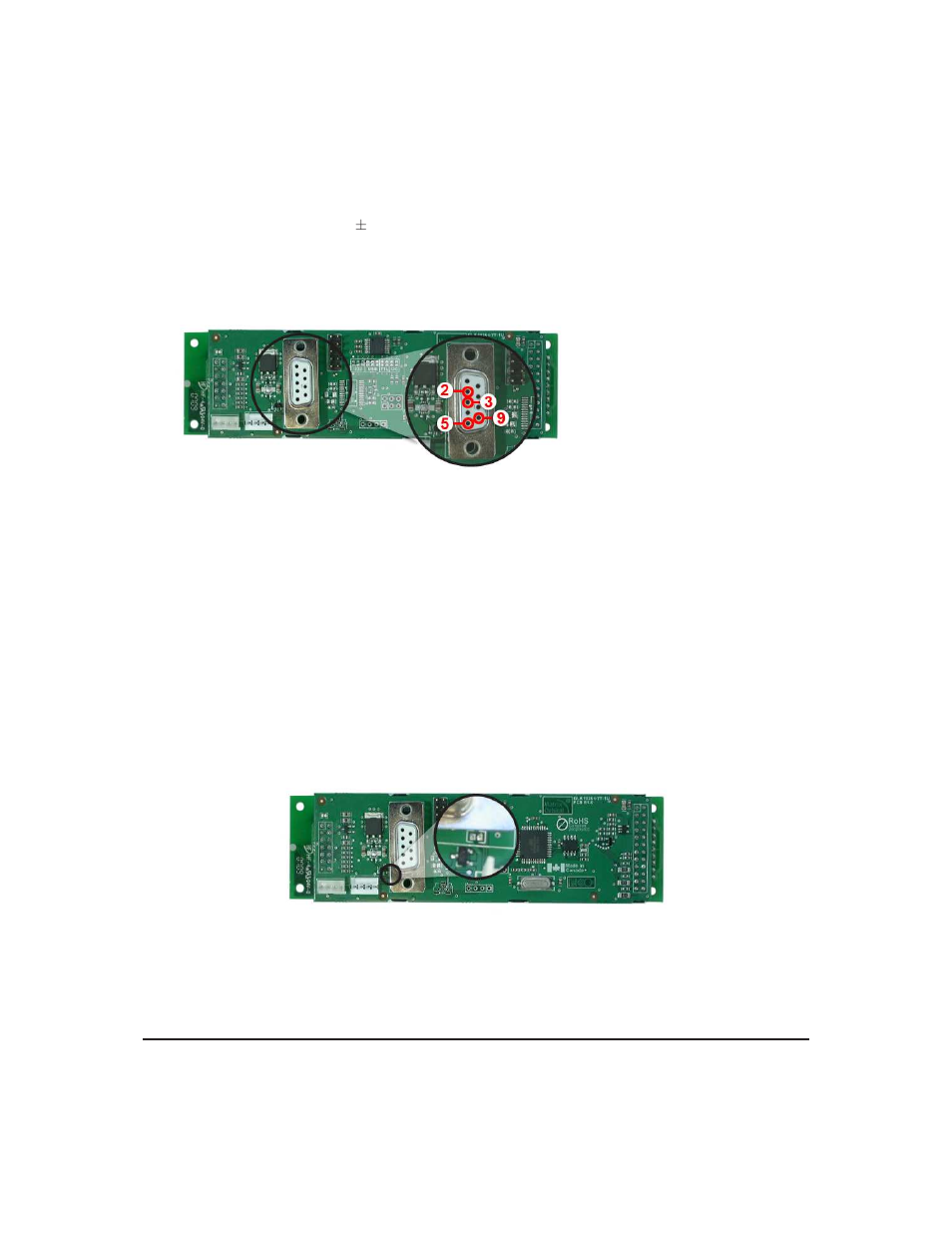 1 db-9 connector - for non-usb modules only | Matrix Orbital GLK19264-7T-1U User Manual | Page 13 / 71
