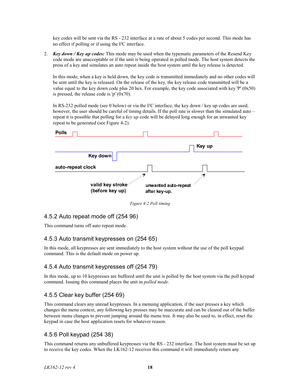 Matrix Orbital LK162-12 Legacy User Manual | Page 18 / 37