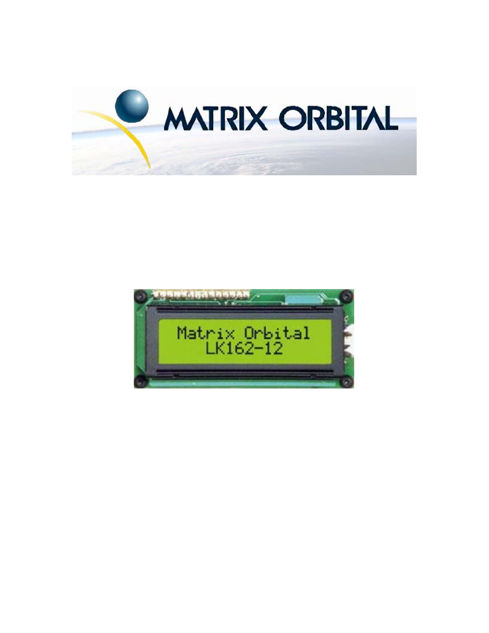 Matrix Orbital LK162-12 Legacy User Manual | 42 pages