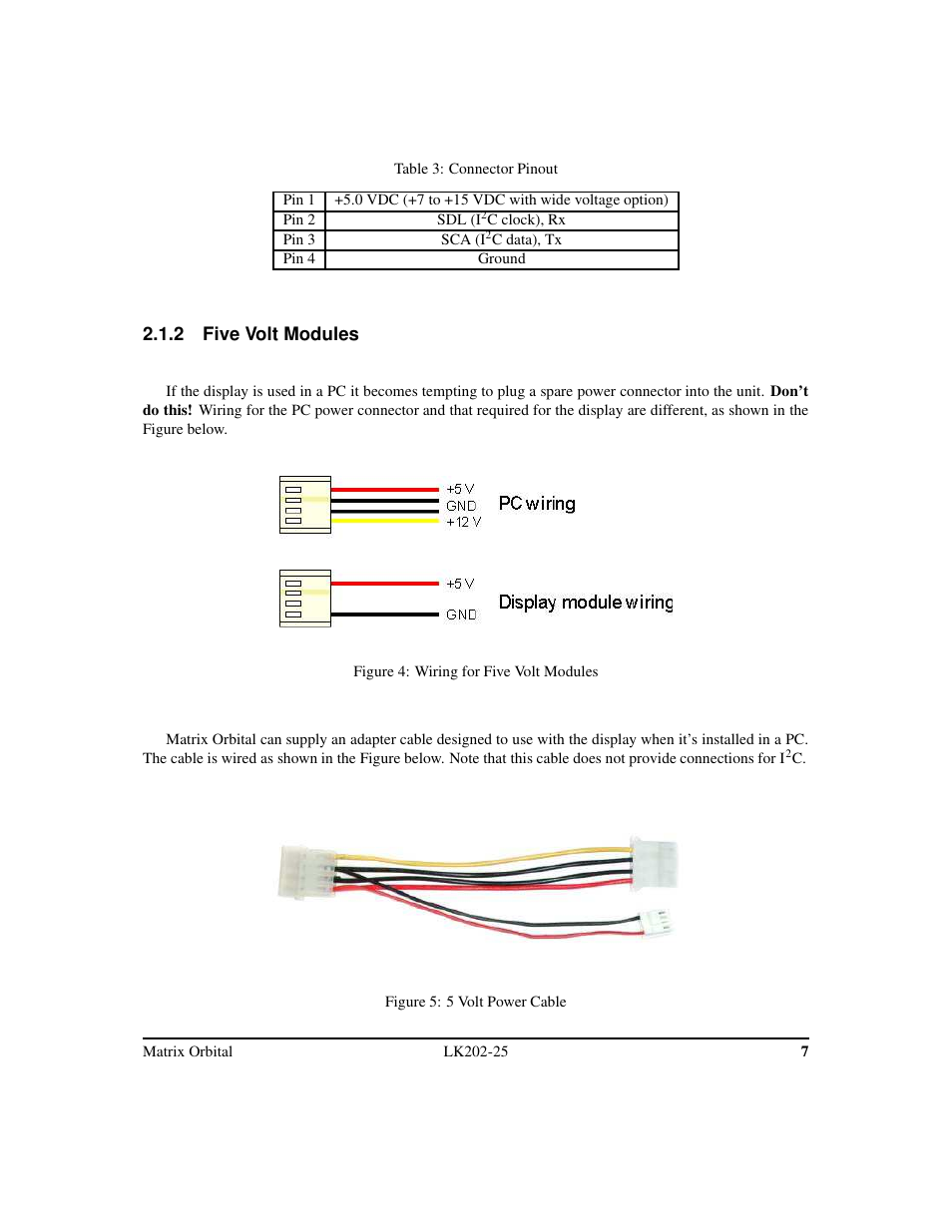 Matrix Orbital LK202-25 Legacy User Manual | Page 11 / 50