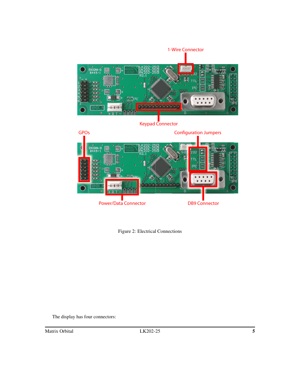 Matrix Orbital LK202-25 Legacy User Manual | Page 9 / 50
