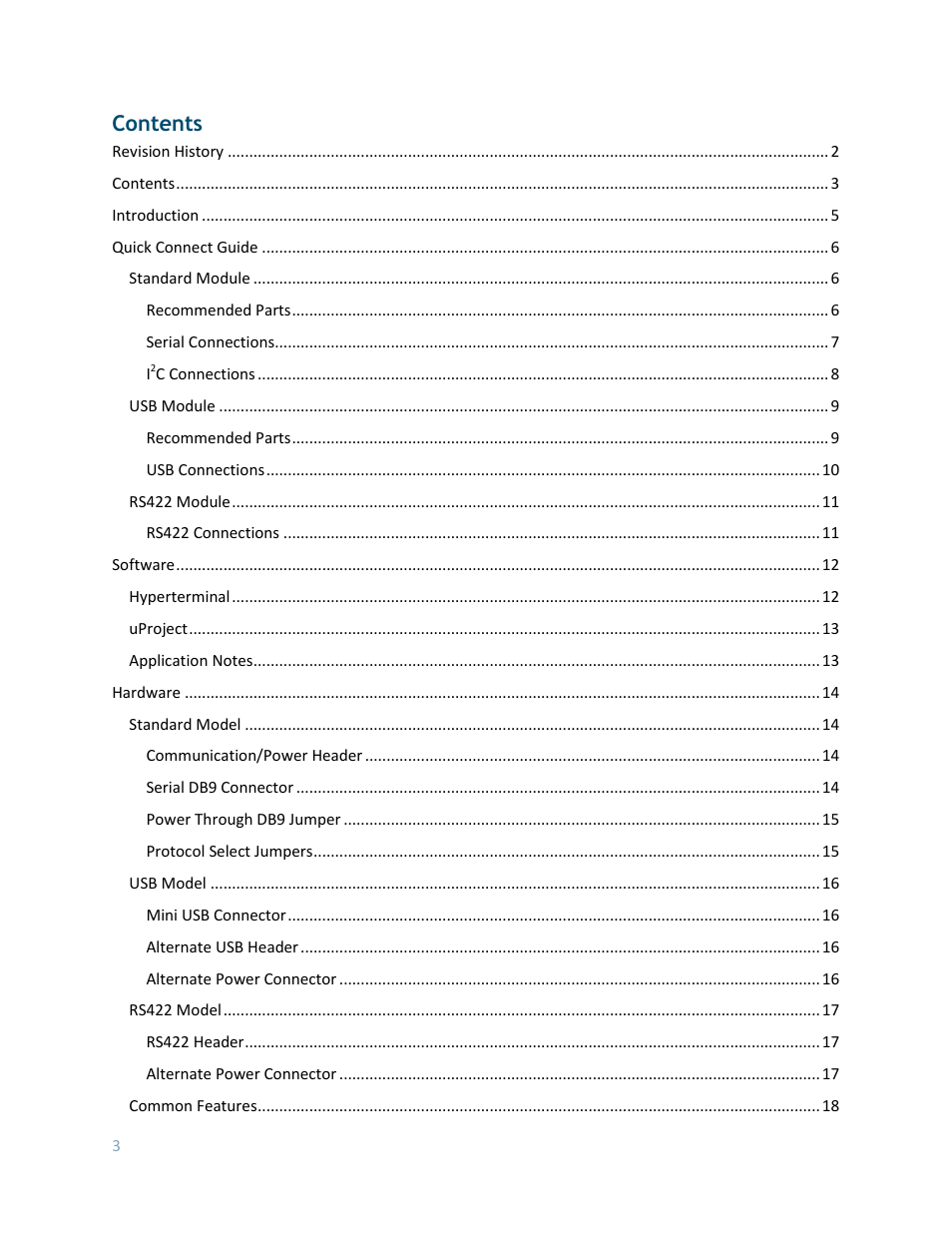 Matrix Orbital LK204-25 User Manual | Page 3 / 47