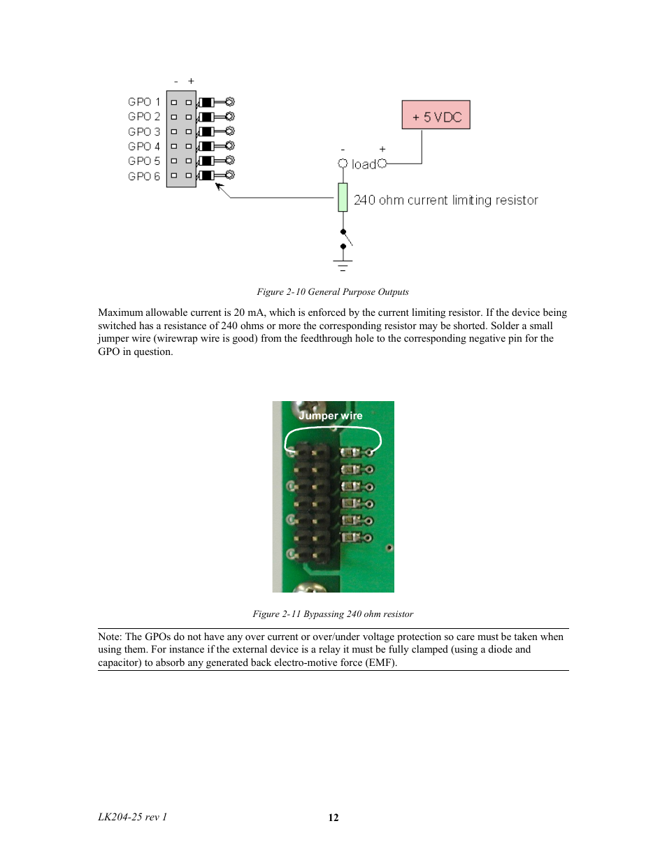 Matrix Orbital LK204-25 Legacy User Manual | Page 12 / 33