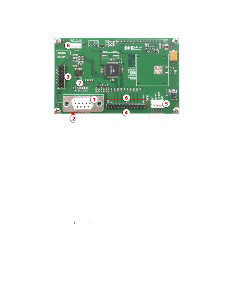 1 db-9 connector | Matrix Orbital LK204-25 Legacy User Manual | Page 12 / 62