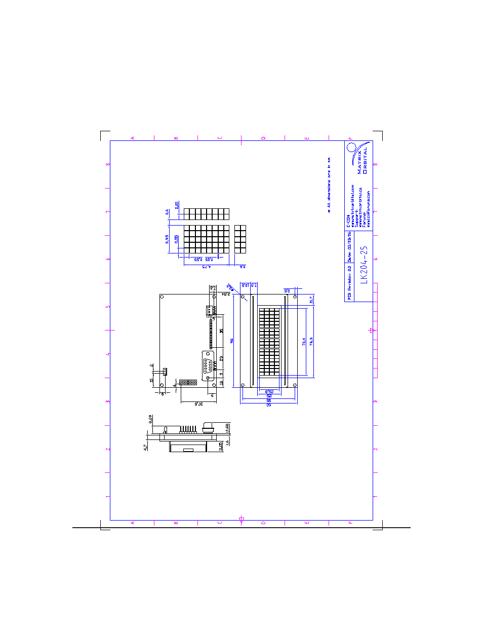 3 physical layout | Matrix Orbital LK204-25 Legacy User Manual | Page 60 / 62