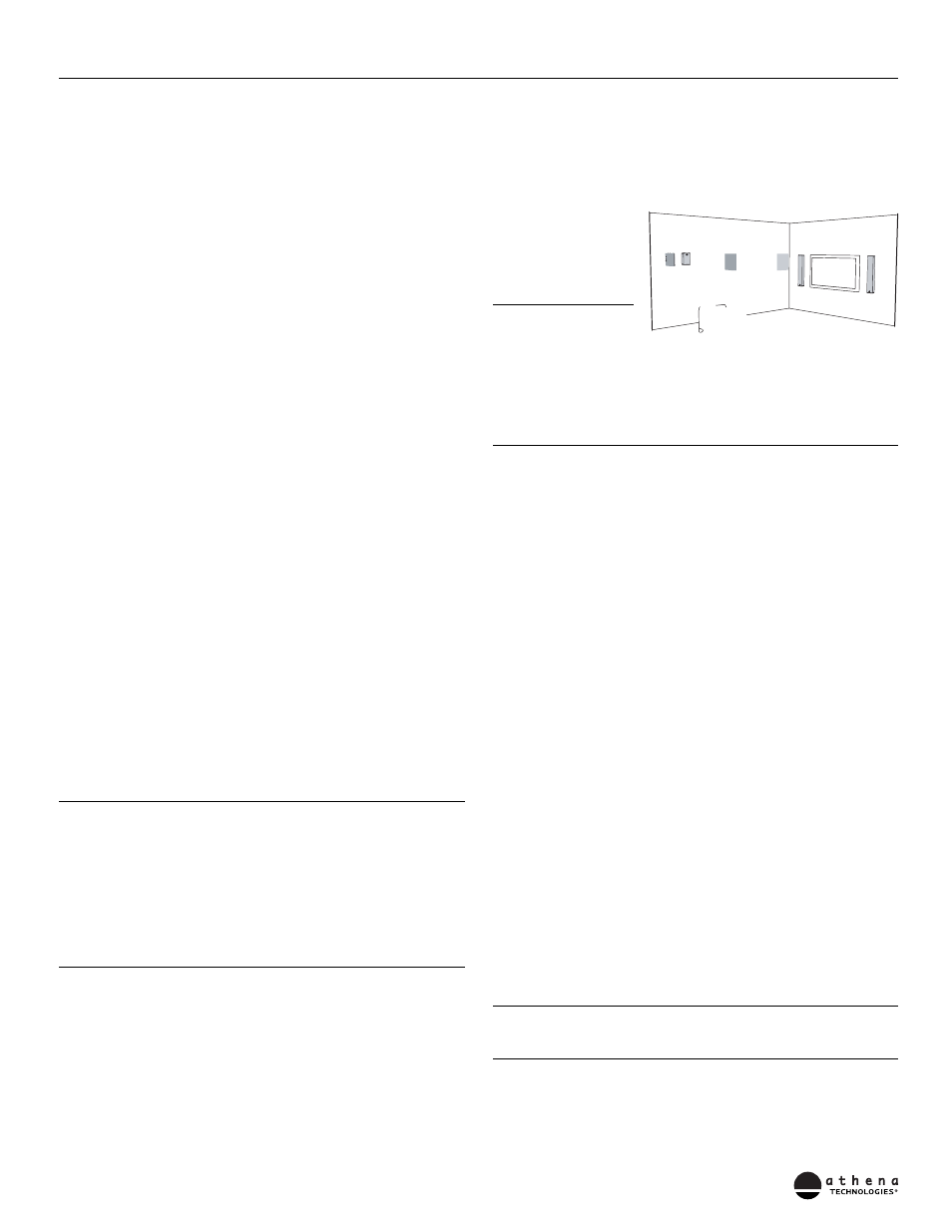 Inleiding, Inwerking periode, Achtergrondinformatie over het athena | Bedrijf, Versterker eisen, Box verzorging, Subwoofer plaatsing | Athena Technologies WS-60 User Manual | Page 14 / 24