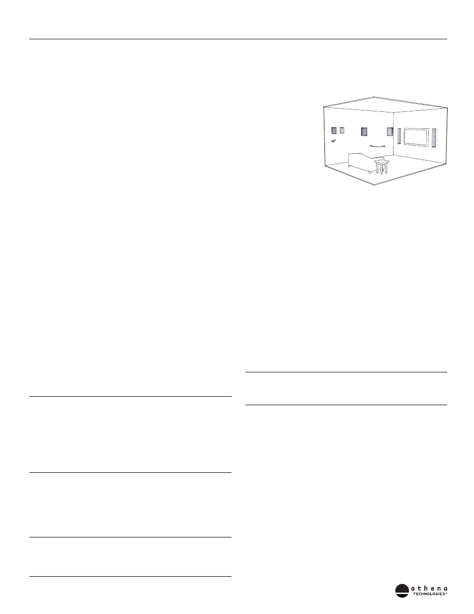 Avant-propos, Période de rodage, Athena | Un bref historique, Amplificateurs recommandés, Entretien du coffret, Positionnement des enceintes | Athena Technologies WS-60 User Manual | Page 4 / 24
