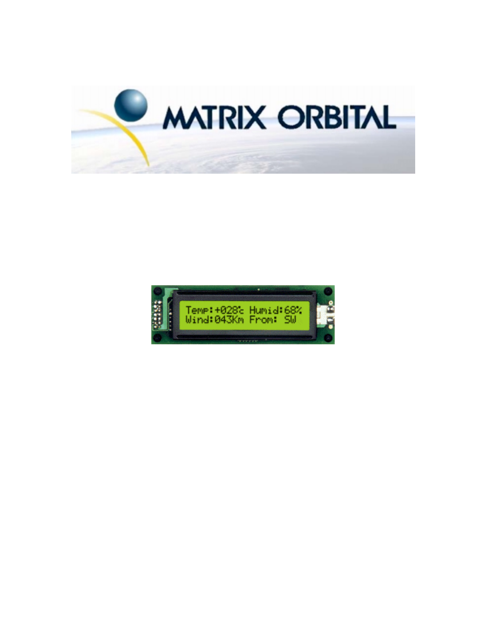 Matrix Orbital LK202-24-USB User Manual | 36 pages