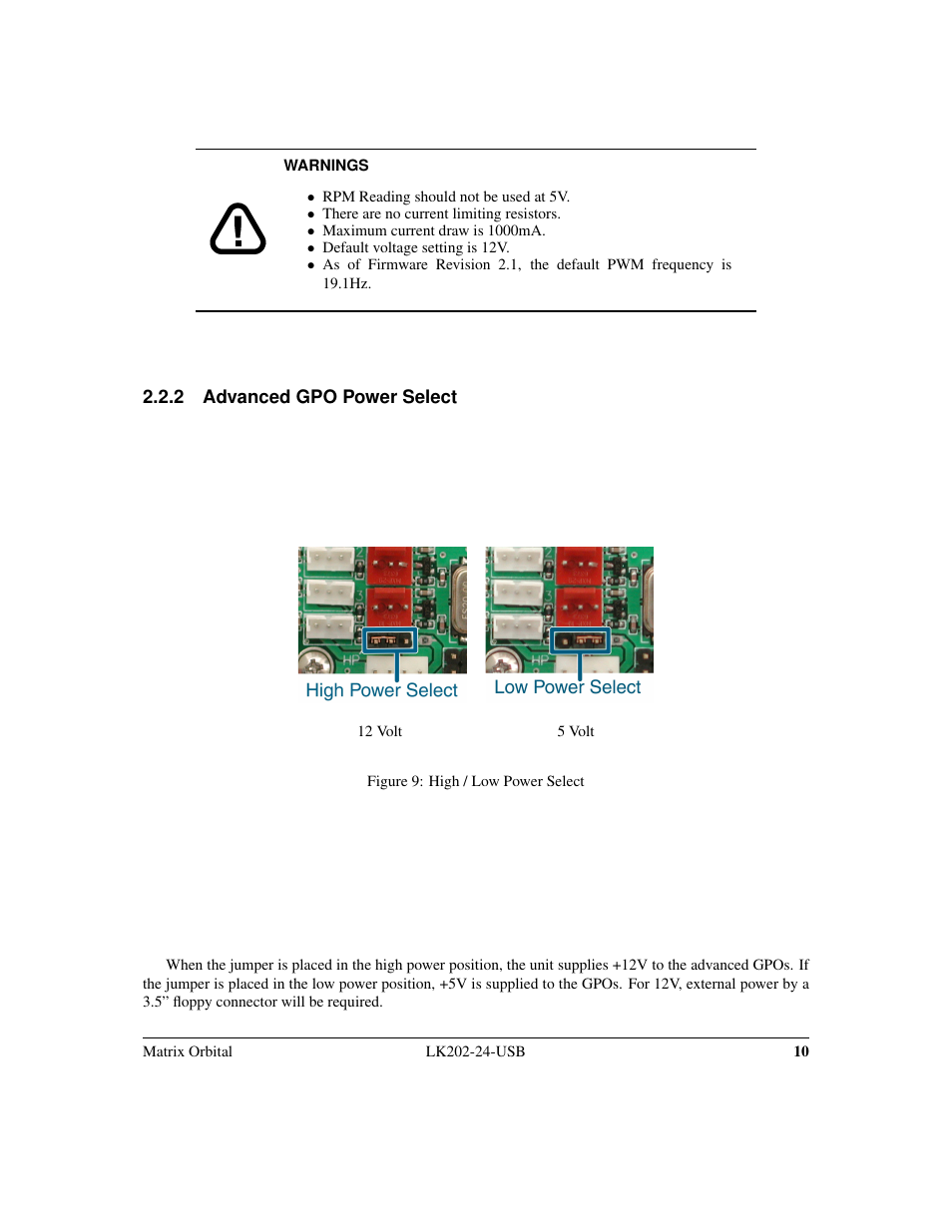 Matrix Orbital LK202-24-USB User Manual | Page 14 / 48