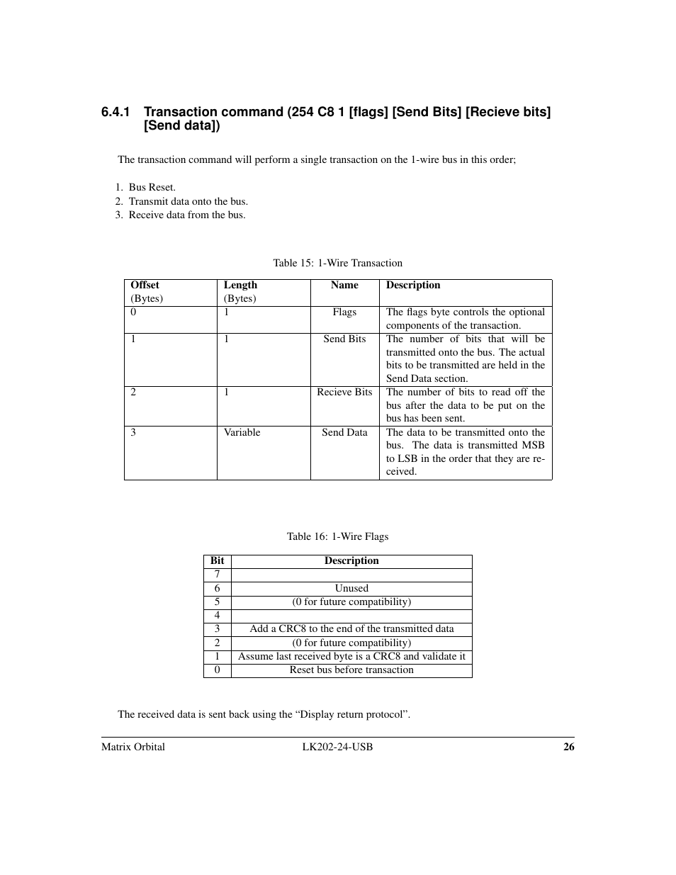Matrix Orbital LK202-24-USB User Manual | Page 30 / 48