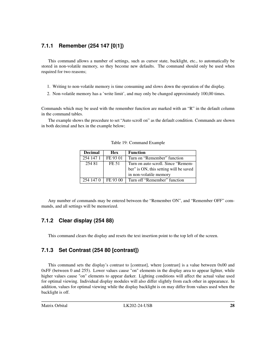 Matrix Orbital LK202-24-USB User Manual | Page 32 / 48