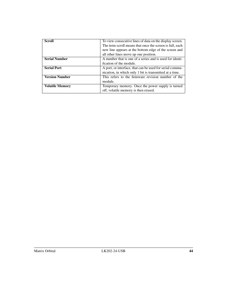 Matrix Orbital LK202-24-USB User Manual | Page 48 / 48