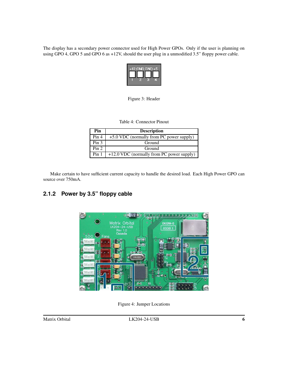 Matrix Orbital LK204-24-USB User Manual | Page 10 / 49