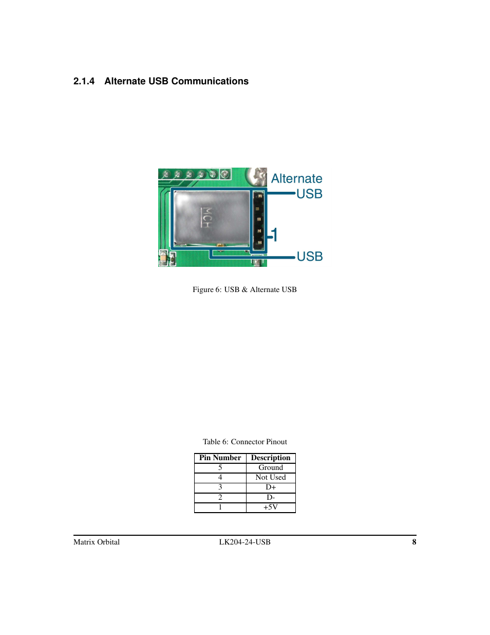 Matrix Orbital LK204-24-USB User Manual | Page 12 / 49