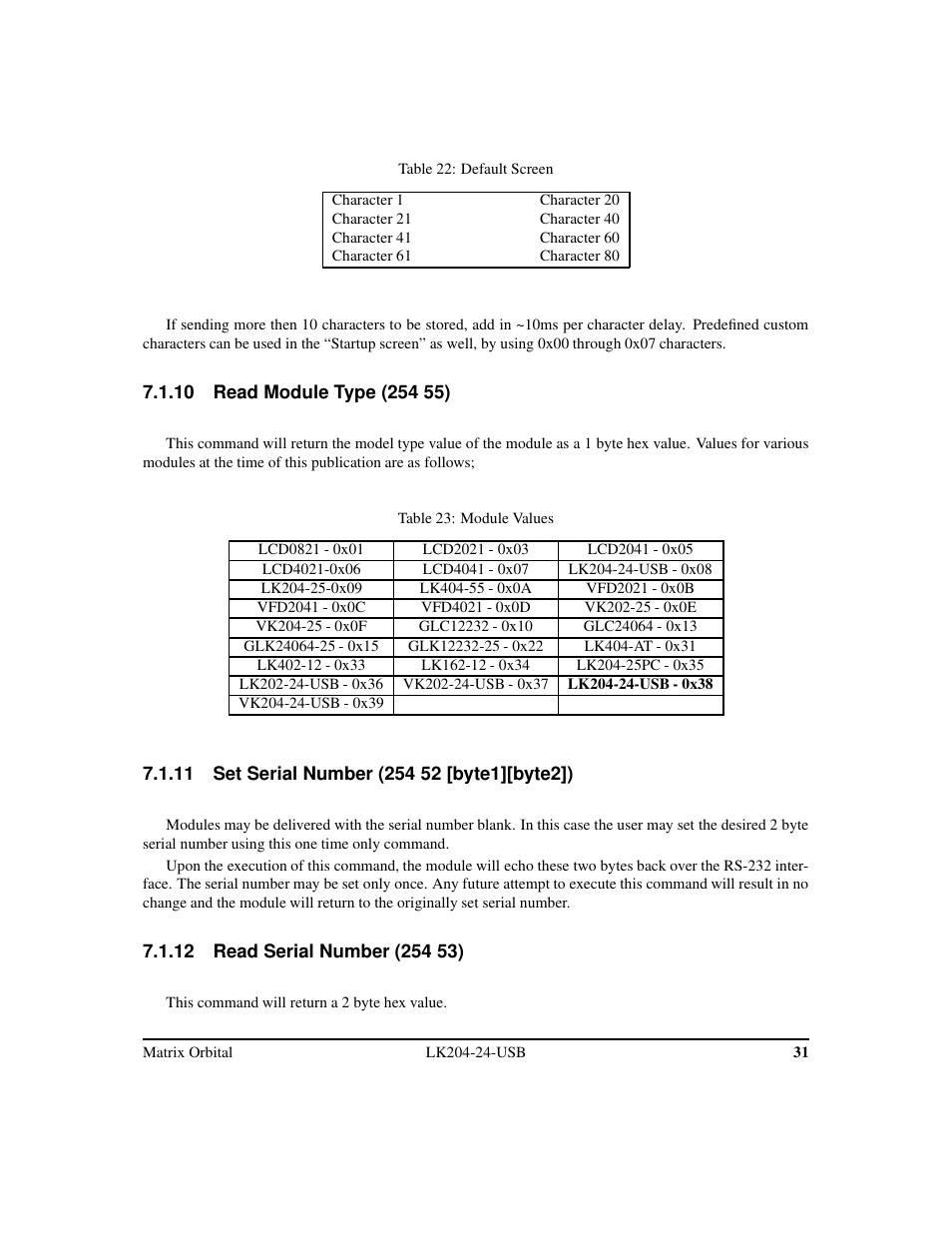 Matrix Orbital LK204-24-USB User Manual | Page 35 / 49