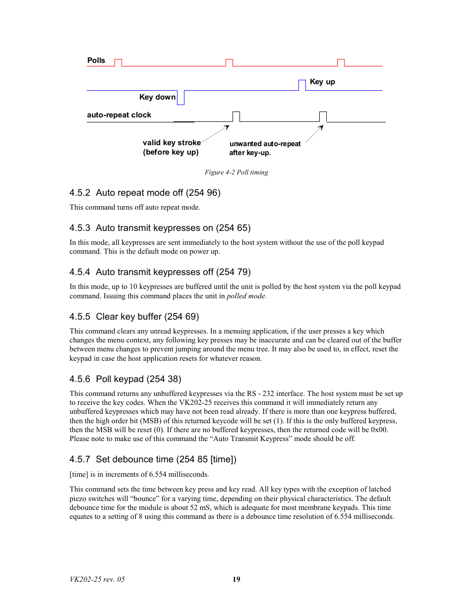 Matrix Orbital VK202-25 Legacy User Manual | Page 19 / 35