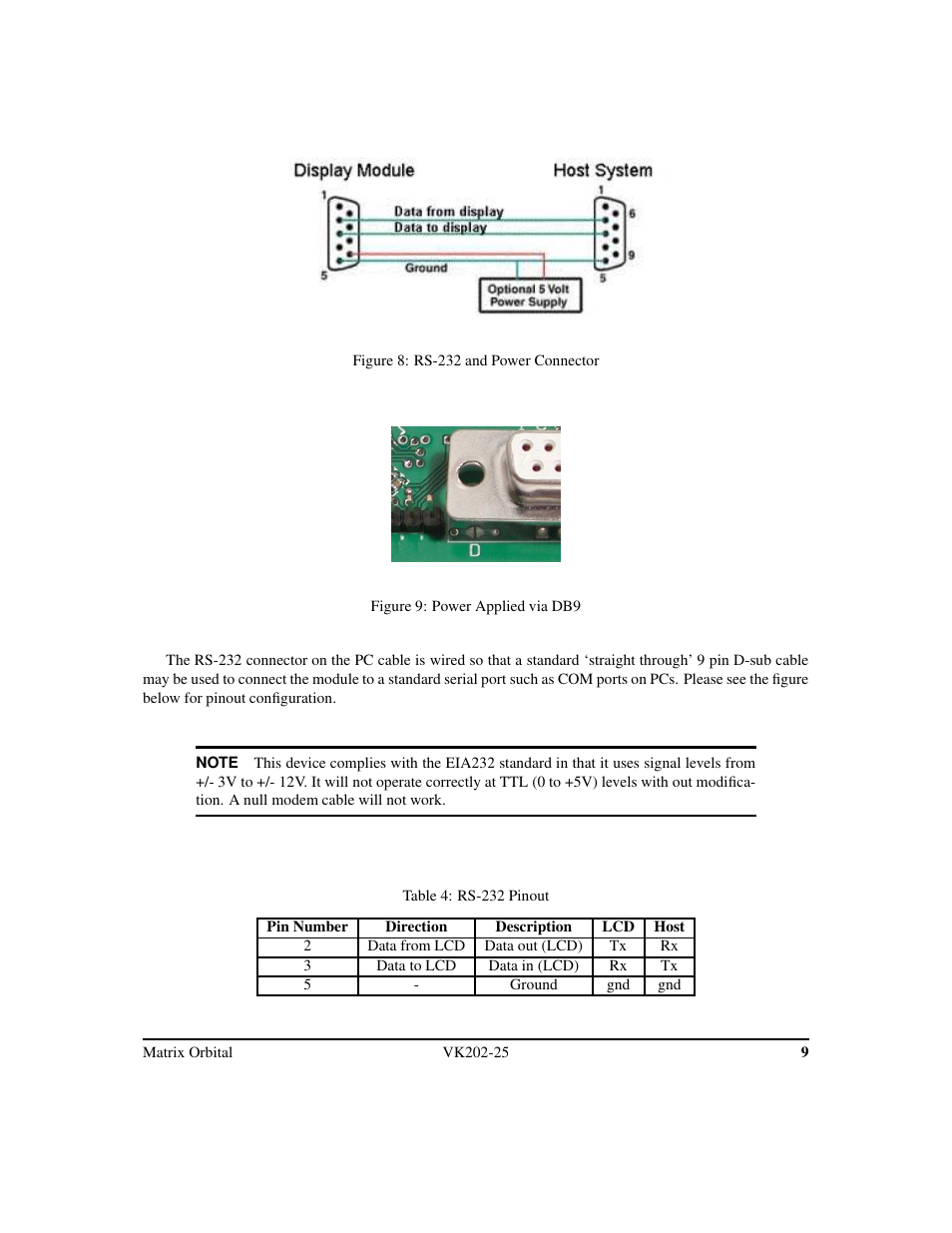 Matrix Orbital VK202-25 Legacy User Manual | Page 13 / 49