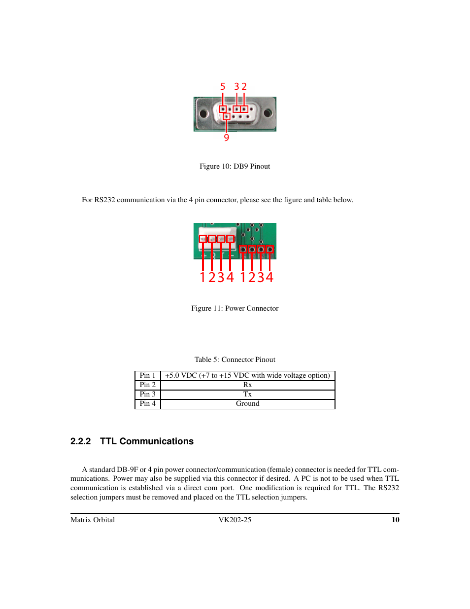 Matrix Orbital VK202-25 Legacy User Manual | Page 14 / 49