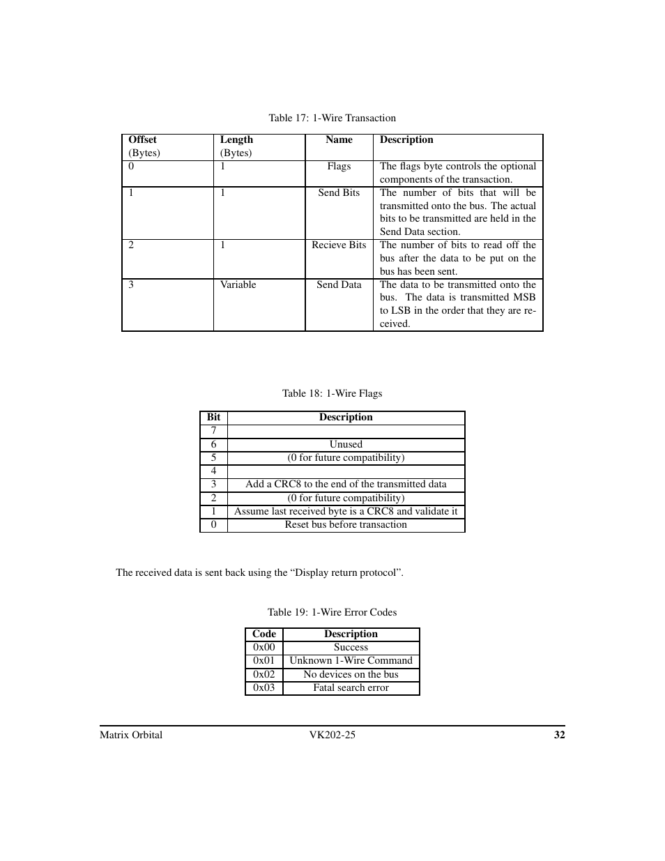 Matrix Orbital VK202-25 Legacy User Manual | Page 36 / 49
