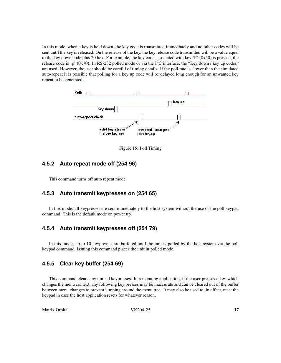 Matrix Orbital VK204-25 Legacy User Manual | Page 20 / 38