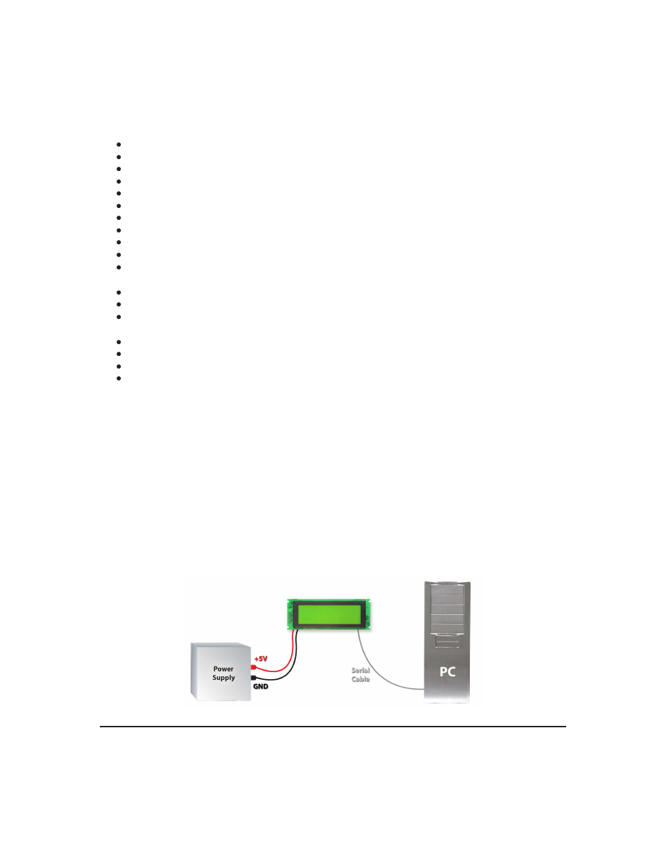 3 features, 4 connecting to a pc | Matrix Orbital VK204-25 Legacy User Manual | Page 10 / 61