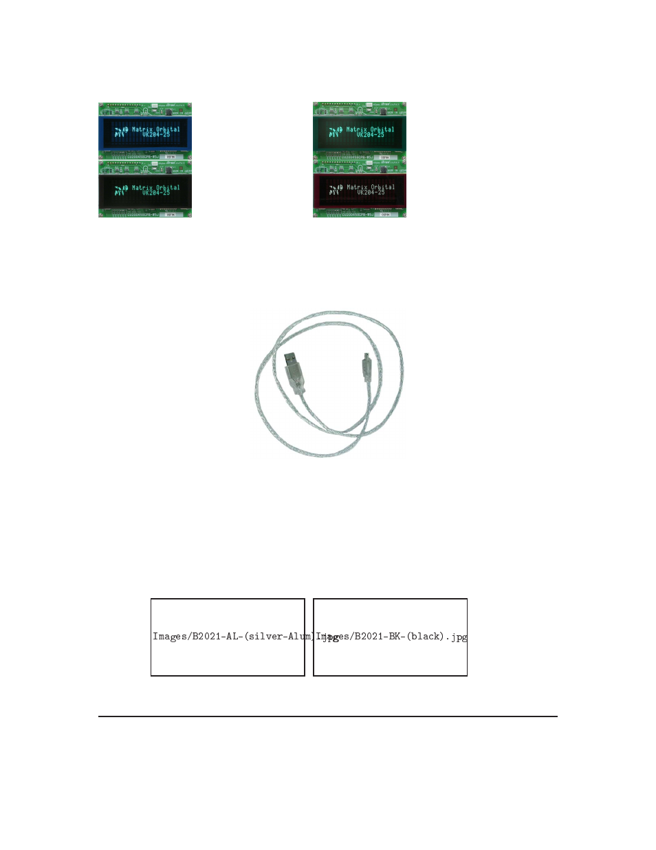 Matrix Orbital VK204-25 Legacy User Manual | Page 6 / 57