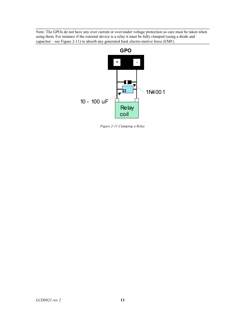 Matrix Orbital LCD0821 Legacy User Manual | Page 13 / 29