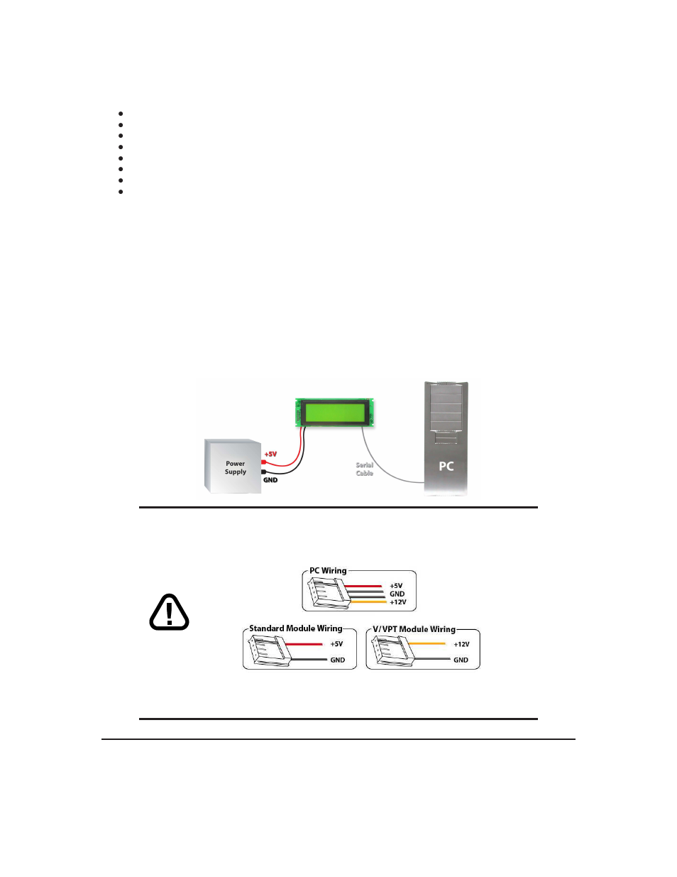 4 connecting to a pc | Matrix Orbital LCD2041 User Manual | Page 9 / 55