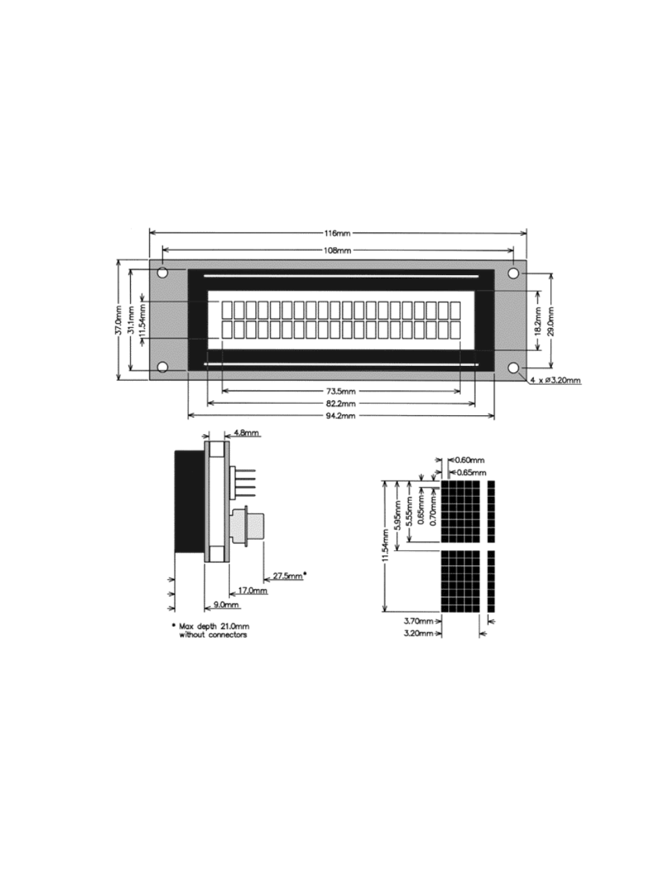 Matrix Orbital LCD/VFD Legacy User Manual | Page 12 / 15