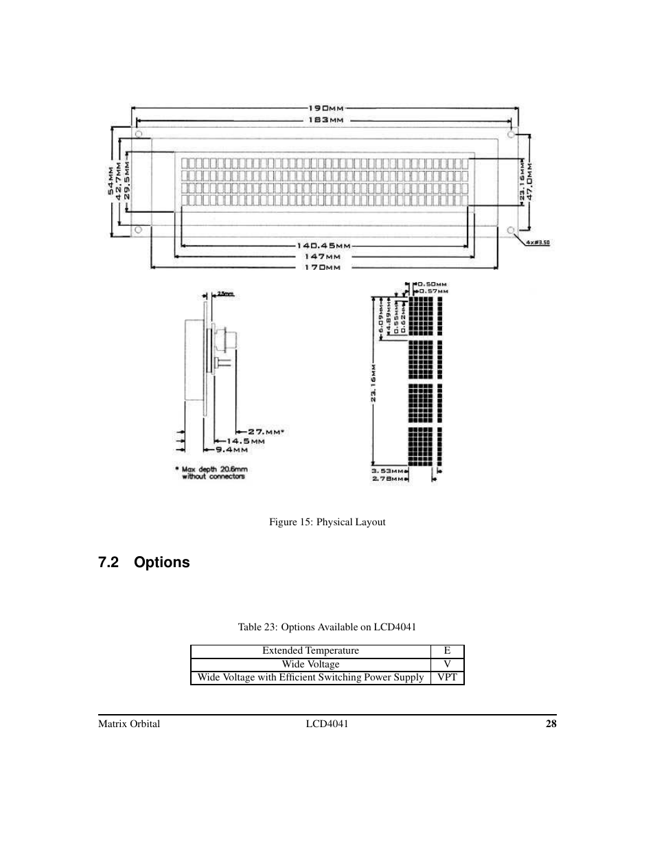 2 options | Matrix Orbital LCD/VFD Legacy User Manual | Page 31 / 34