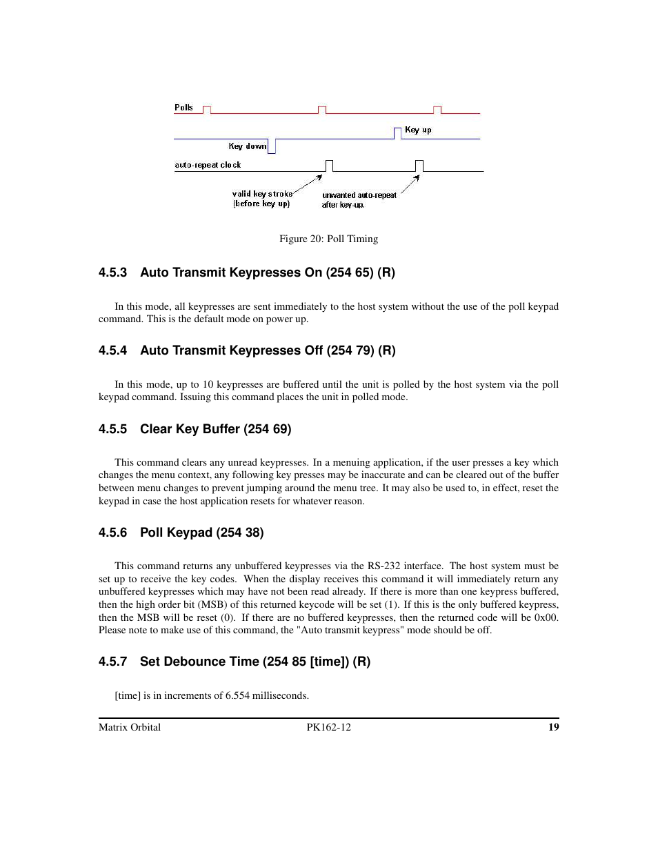 Matrix Orbital PK162-12 User Manual | Page 23 / 44