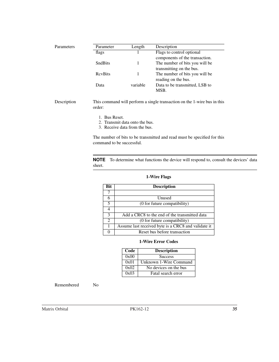 Matrix Orbital PK162-12 User Manual | Page 39 / 60