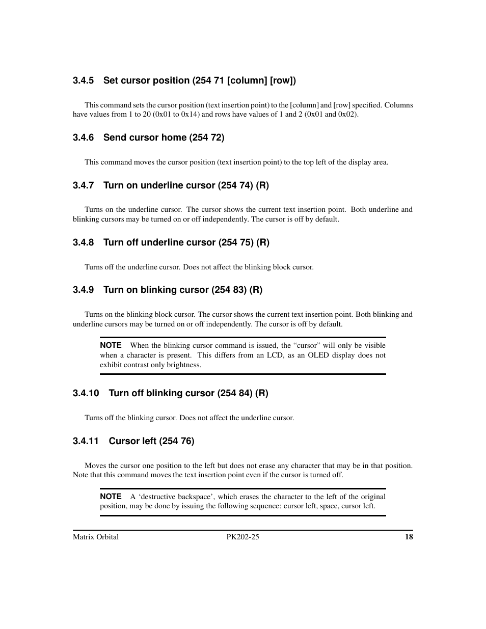 Matrix Orbital PK202-25 User Manual | Page 22 / 50