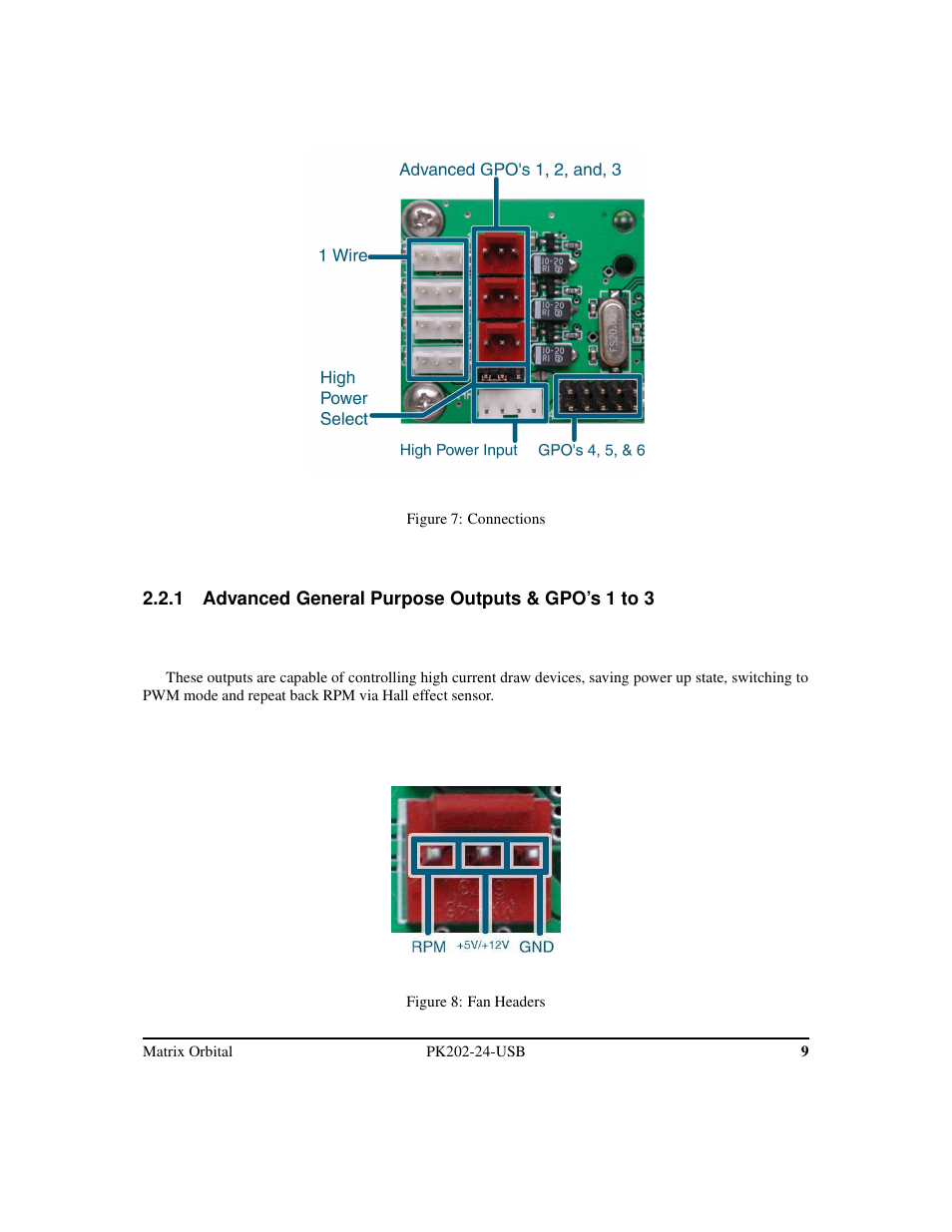Matrix Orbital PK202-24-USB User Manual | Page 13 / 48