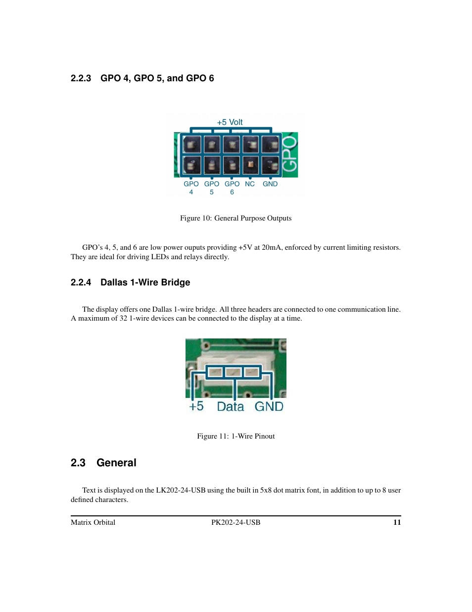 3 general | Matrix Orbital PK202-24-USB User Manual | Page 15 / 48