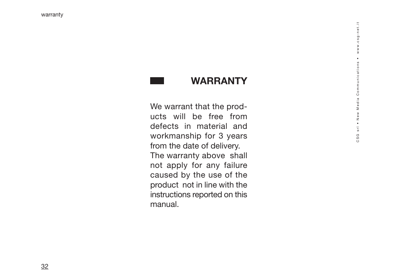 1warranty | Athena Technologies PLATINUM C10 User Manual | Page 33 / 34