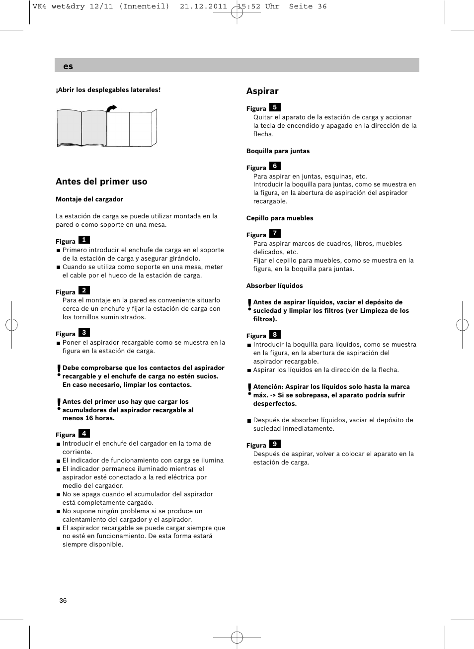 Siemens VK40B01 User Manual | Page 38 / 82