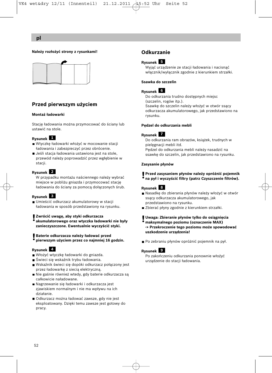 Siemens VK40B01 User Manual | Page 54 / 82