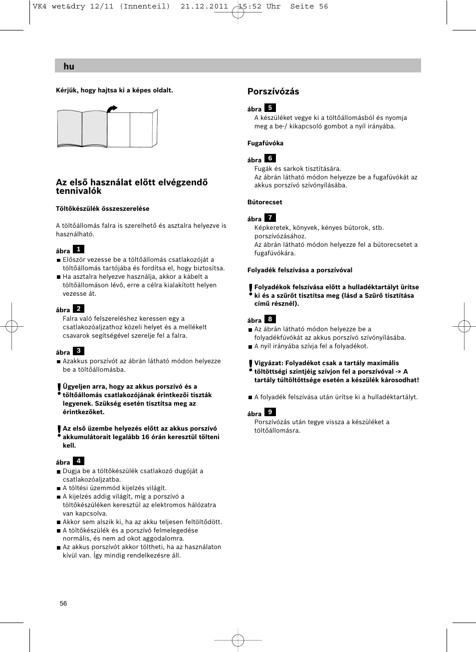 Siemens VK40B01 User Manual | Page 58 / 82