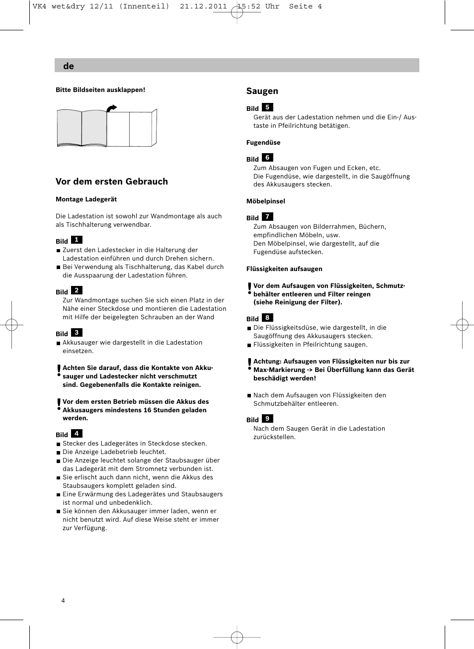 Siemens VK40B01 User Manual | Page 6 / 82