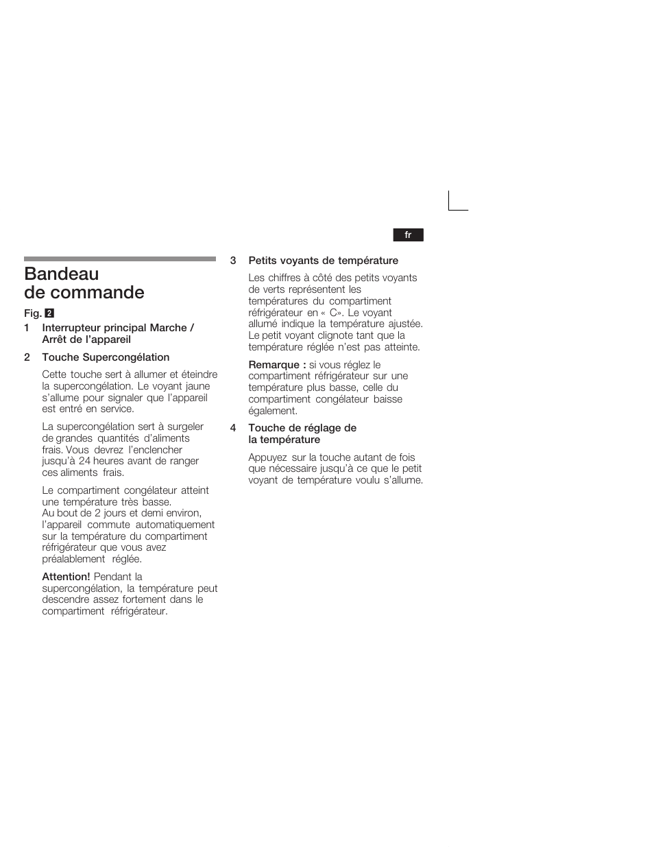 Bandeau de commande | Siemens KI38CA50 User Manual | Page 39 / 91