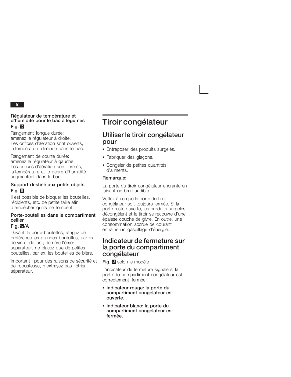 Tiroir congélateur, Utiliser le tiroir congélateur pour | Siemens KI38CA50 User Manual | Page 44 / 91