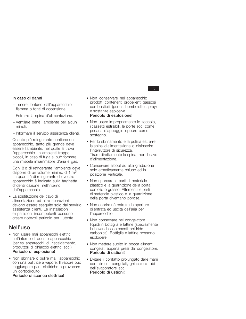 Nell'uso | Siemens KI38CA50 User Manual | Page 55 / 91