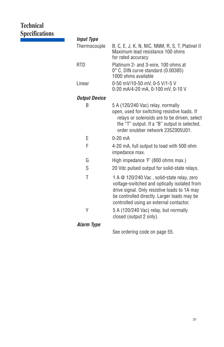 Technical specifications | Athena Technologies 16C User Manual | Page 35 / 48