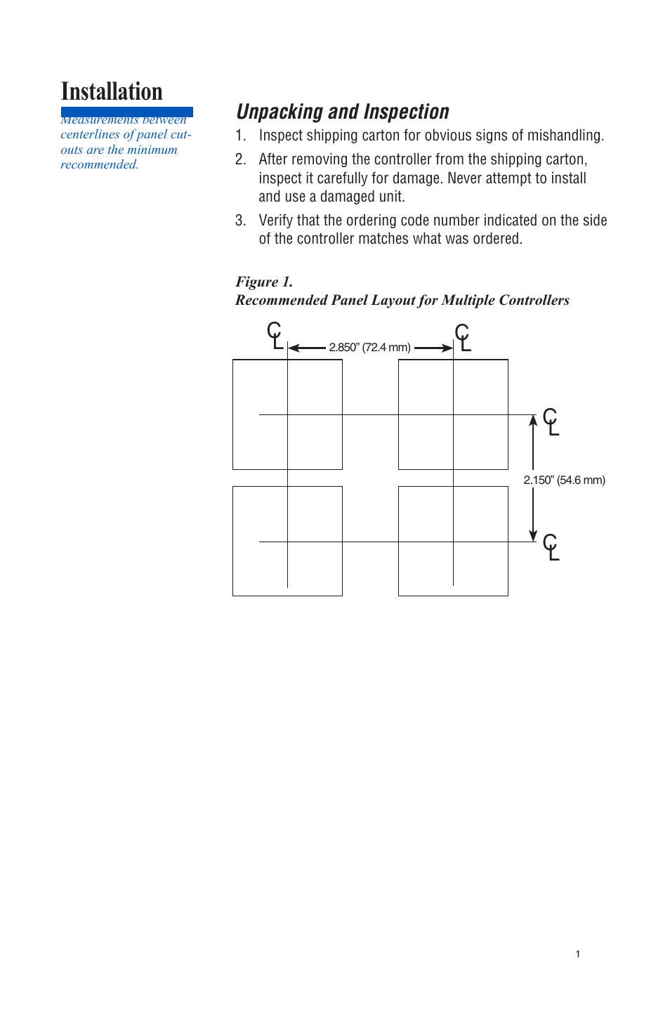 Installation, Unpacking and inspection | Athena Technologies 16C User Manual | Page 5 / 48