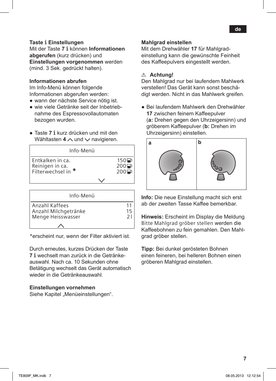 Siemens TE809F01DE User Manual | Page 11 / 140