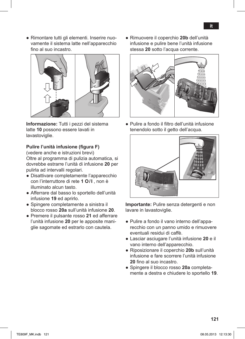 Siemens TE809F01DE User Manual | Page 125 / 140